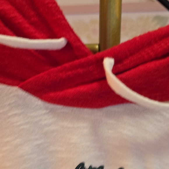 Cato Red and White Graphic Blouse - Picture 4 of 5